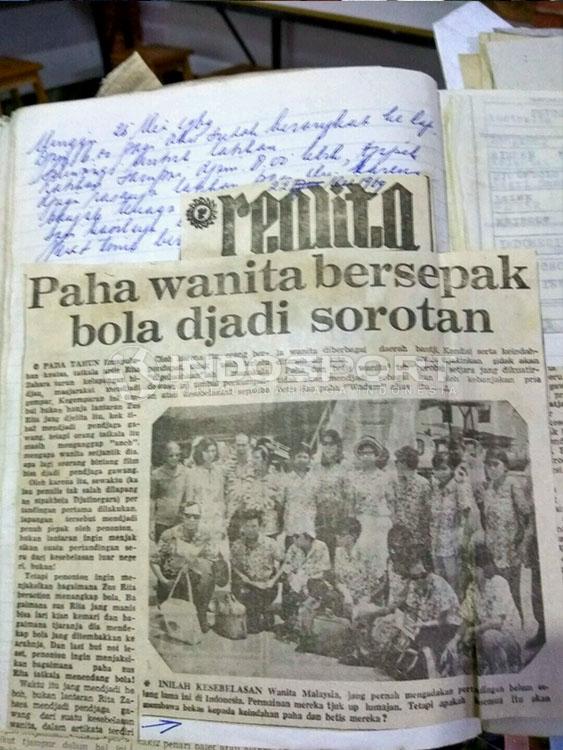 Wiwi H Kusdarti, pelopor sepakbola wanita Indonesia Copyright: Gema Trisna Yudha/Indosport