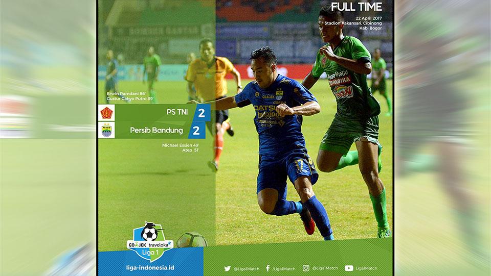 PS TNI vs Persib Bandung Copyright: twitter@Liga1Match