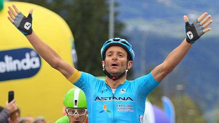 Atlet sepeda Italia, Michele Scarponi. Copyright: Tim de Waele/Corbis via Getty Images