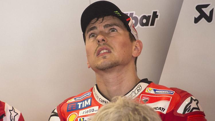 Pembalap Ducati, Jorge Lorenzo.
