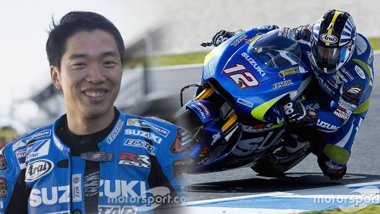 Takuya Tsuda pembalap MotoGP tim Suzuki. Copyright: motorsport