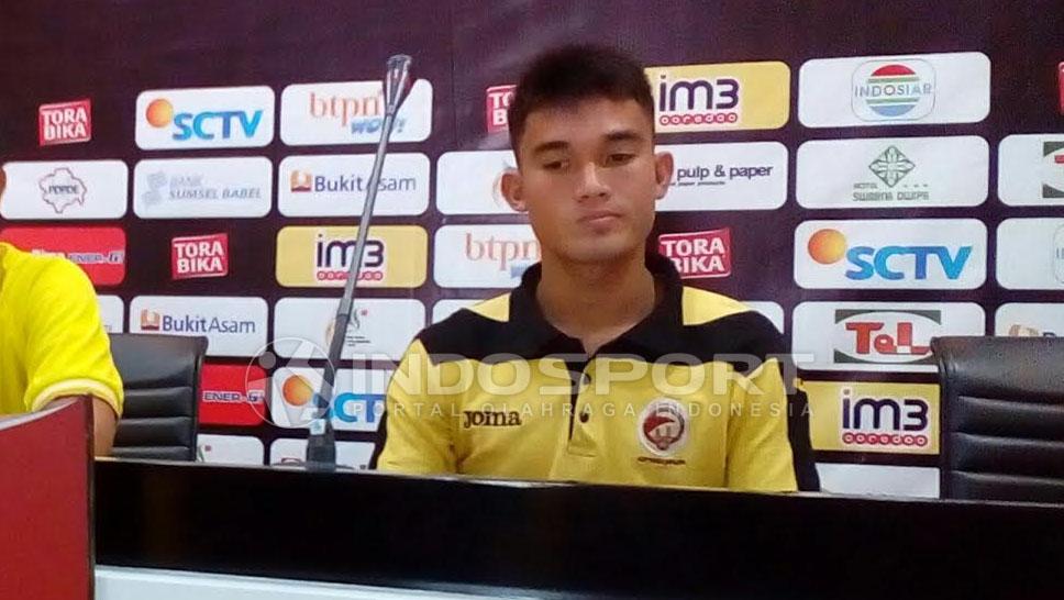 Zalnando (Sriwijaya FC). Copyright: Muhammad Effendi/Indosport