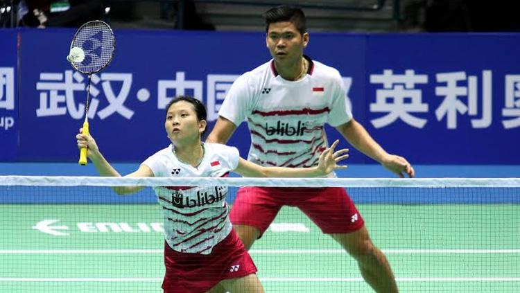 Ganda campuran Indonesia, Praveen Jordan/Debby Susanto di ajang Asia Championships 2017. Copyright: HUMAS PBSI