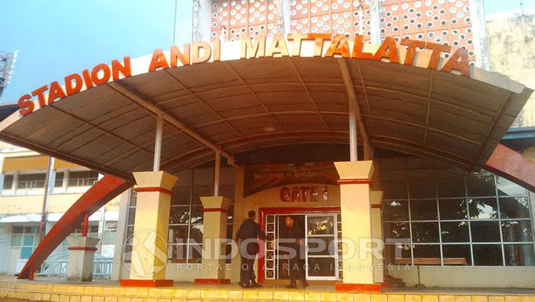 Sejumlah Paspampres mengamankan area Stadion Andi Mattalatta, Makassar. Copyright: Basri/Indosport