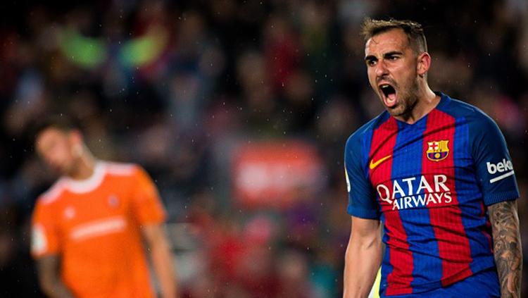 Striker Barcelona, Paco Alcacer. Copyright: Action Plus via Getty Images