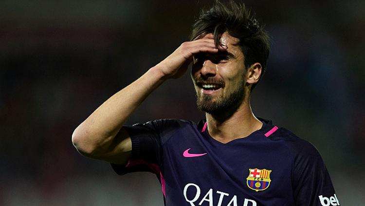 Gelandang Barcelona, Andre Gomes. Copyright: Aitor Alcalde/Getty Images