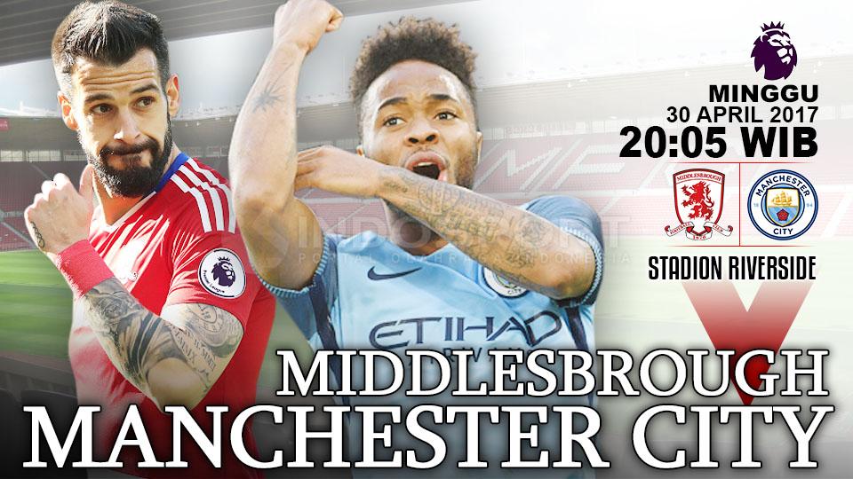 Prediksi Middlesbrough vs Manchester City. - INDOSPORT
