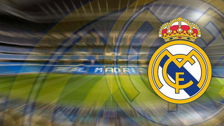 Logo Real Madrid. Copyright: INDOSPORT/Real Madrid