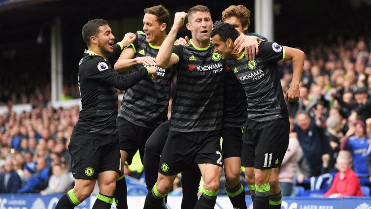 Everton vs Chelsea. Copyright: Twitter/@ChelseaFC