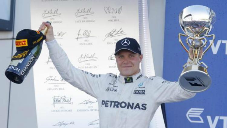 Valtteri Bottas meraih kemenangan pertamanya di Formula 1. Copyright: LEquipe/Reuters