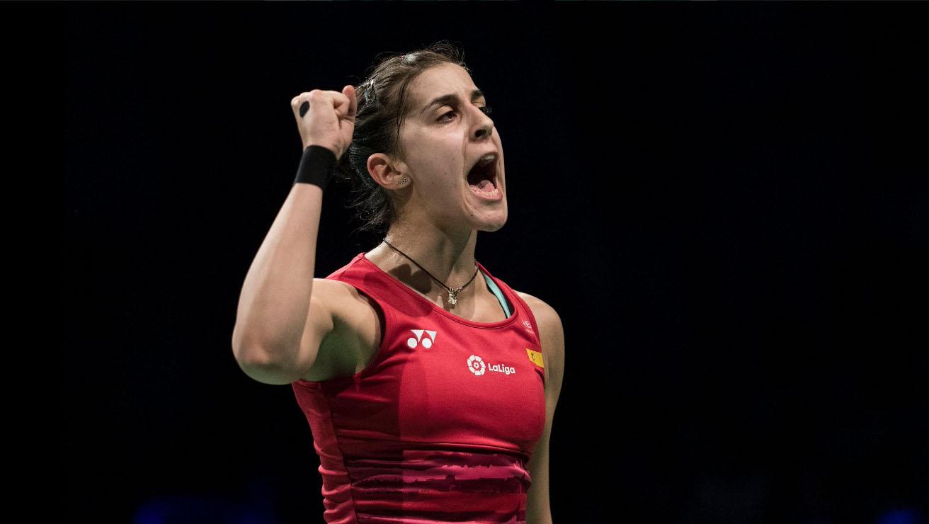 Carolina Marin Copyright: twitter@LaLiga4Sports