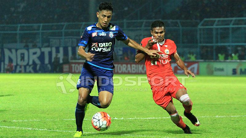 Hanif Sjahbandi gelandang tengah Arema FC Copyright: Ian Setiawan/Indosport
