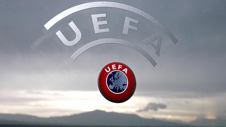 Logo UEFA. - INDOSPORT