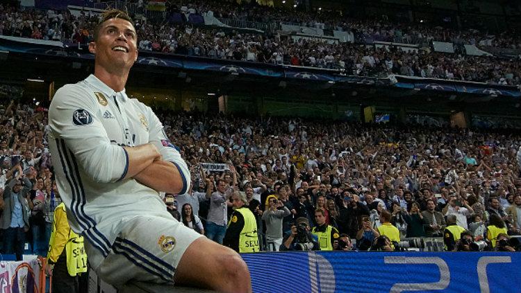 Megabintang Real Madrid, Cristiano Ronaldo. Copyright: fotopress/Getty Images