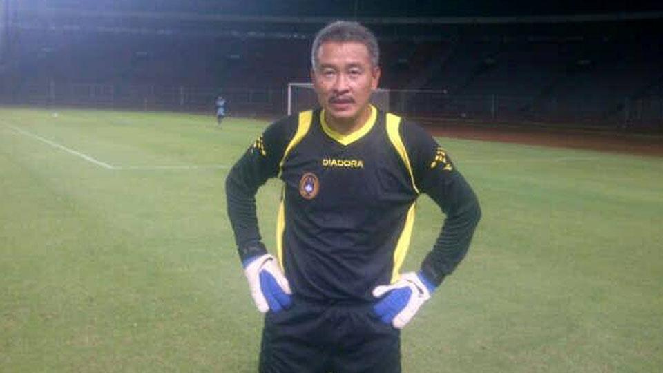 Mantan kiper Timnas Indonesia, Hermansyah.