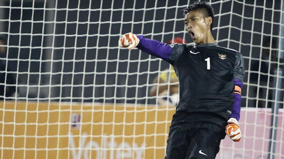 Kiper Timnas Indonesia, Kurnia Meiga Hermansyah. Copyright: INDOSPORT