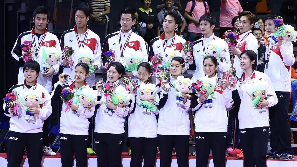 Tim bulutangkis Jepang.