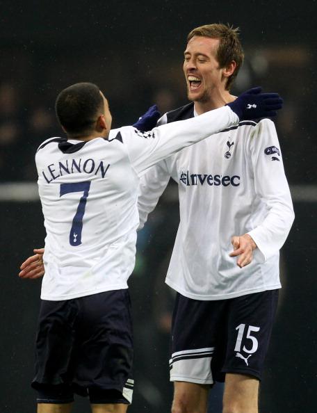 Aaron Lennon saat masih berseragam Tottenham Hotspur. Copyright: Alex Livesey/Getty Images