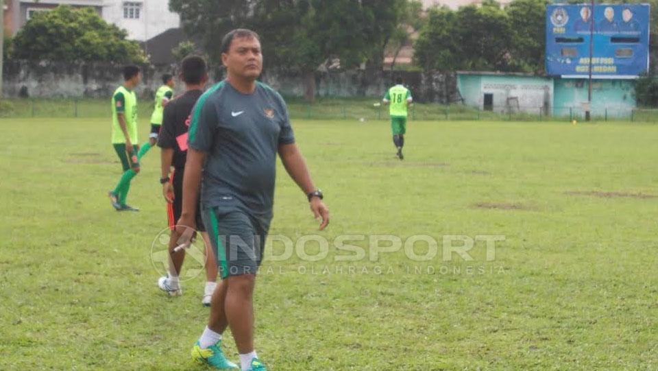 Mahruzar Nasution pelatih PSMS Medan Copyright: Kesuma Ramadhan/Indosport
