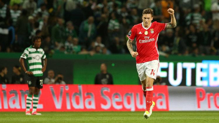 Bek andalan Benfica, Victor Lindelof. Copyright: Pedro Fiuza/NurPhoto via Getty Images