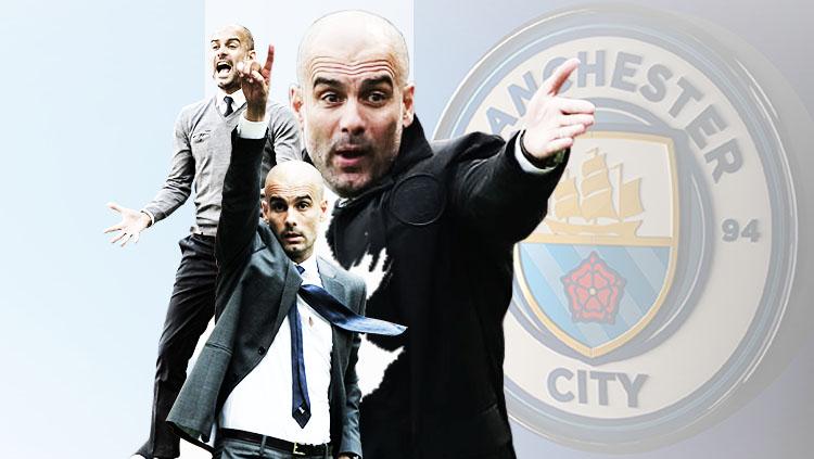 Pep Guardiola, manajer Manchester City. - INDOSPORT