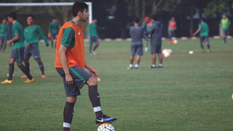 George Brown saat mengikuti seleksi Timnas Indonesia U-19. Copyright: Twitter/@Brownesia