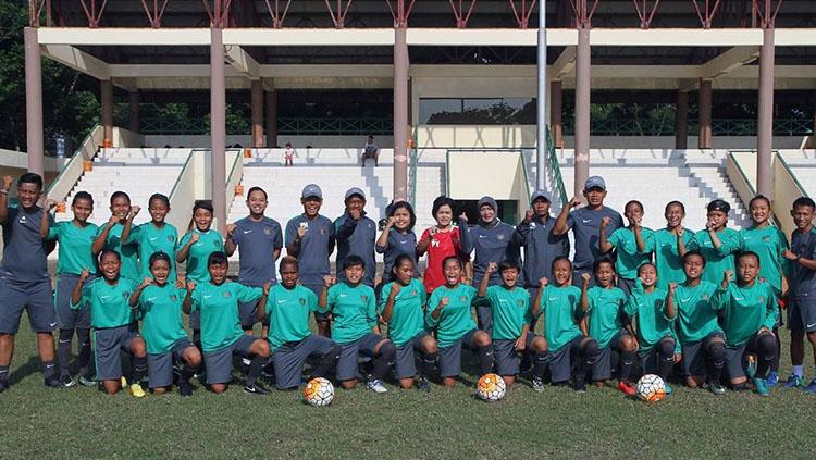 Persiapan Timnas Wanita U-15 Indonesia. Copyright: Instagram @pssi_fai