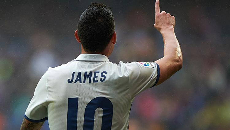 Gelandang Real Madrid, James Rodriguez. Copyright: fotopress/Getty Images