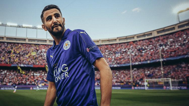 Winger andalan Leicester City, Riyad Mahrez. Copyright: Michael Regan/Getty Images