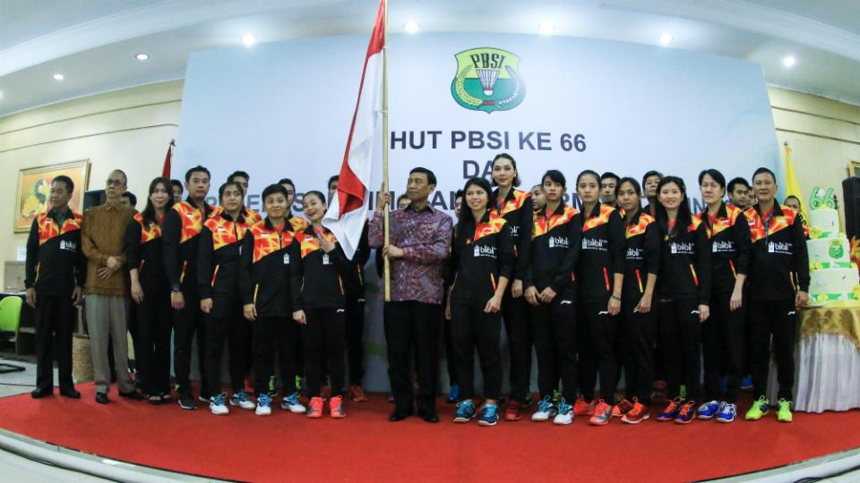 Tim Piala Sudirman Indonesia 2017. Copyright: Humas PBSI