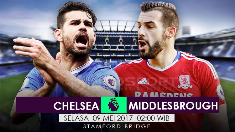 Prediksi Chelsea vs Middlesborough. - INDOSPORT