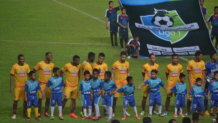 Sriwijaya FC akan memboyong 22 pemain untuk menghadapi laga tandang menghadapi Persiba Balikpapan. Copyright: Muhammad Effendi/INDOSPORT
