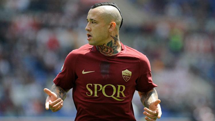 Gelandang andalan AS Roma, Radja Nainggolan. Copyright: Marco Rosi/Getty Images