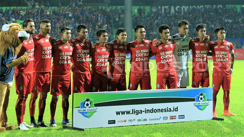 Skuat Arema FC Copyright: Ian Setiawan/Indosport