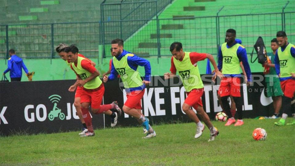 Tim Persiba Balikpapan saat menjalani latihan. - INDOSPORT