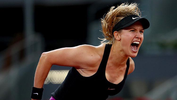 Petenis Kanada selebrasi, Eugenie Bouchard.