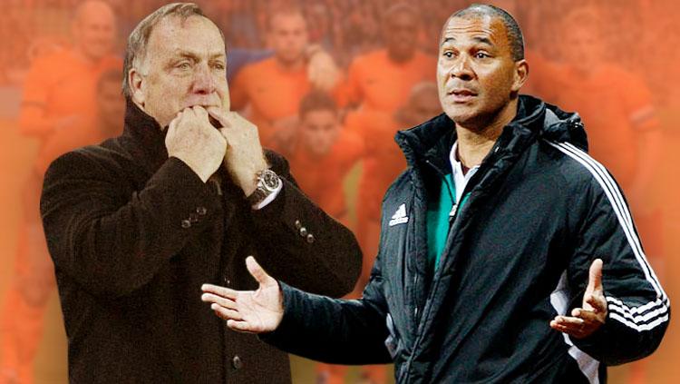 Dick Advocaat (kiri) dan Ruud Gullit. - INDOSPORT