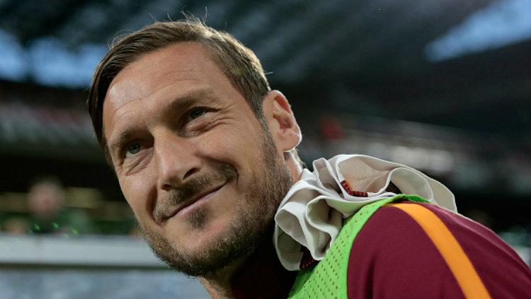 Kapten AS Roma, Francesco Totti. Copyright: Emilio Andreoli/Getty Images