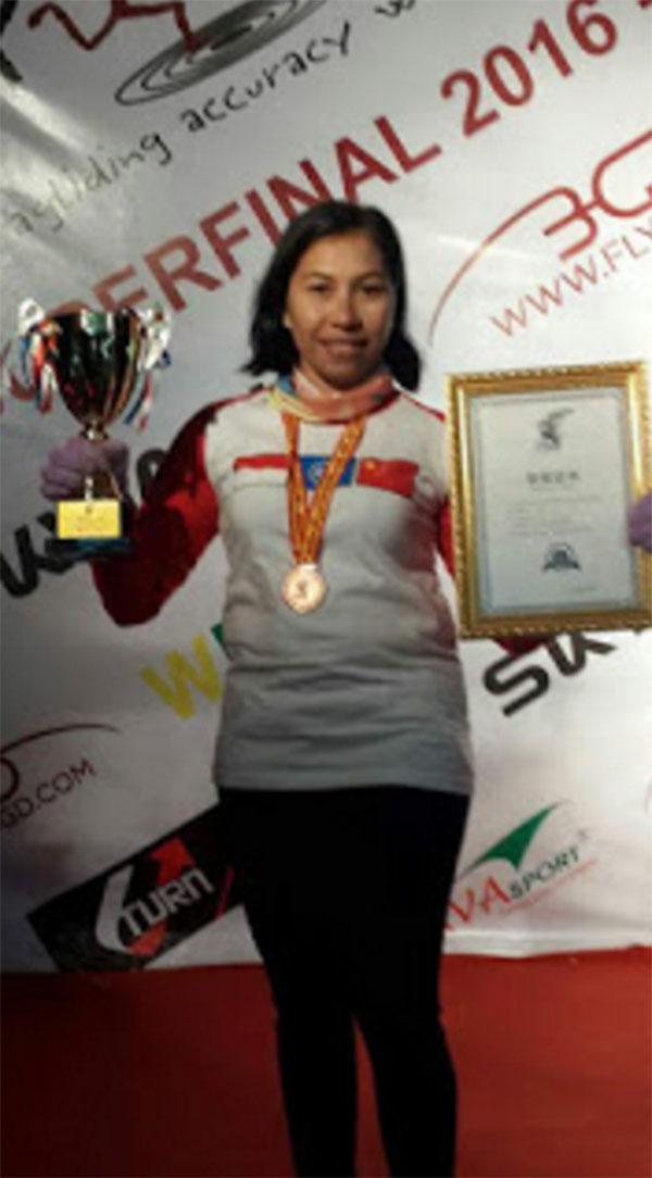 Nofrica Yanti atlet Paralayang Pessel Raih Juara II di PGAWC Seri I Dunia. Copyright: padangpos.com