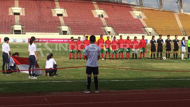 Timnas Wanita U-15 kalah dari Singapura pada laga kedua Piala AFF Wanita U-15. Copyright: Istimewa