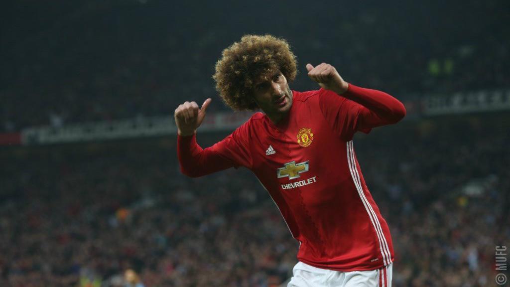 Marouane Fellaini Copyright: Twitter Man United