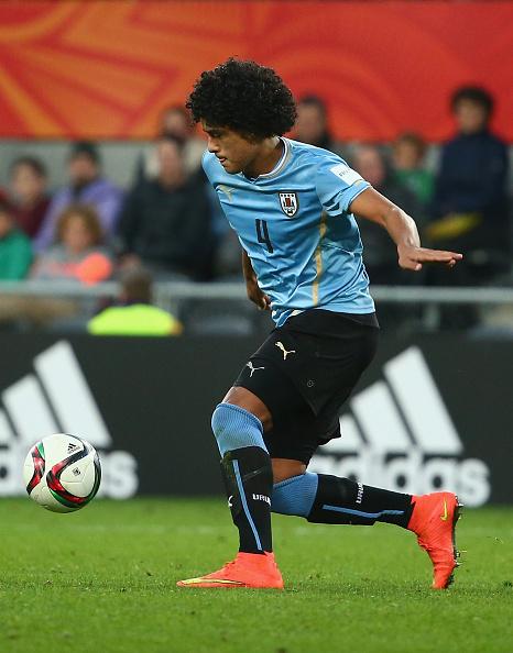 Bek tengah Las Palmas asal Uruguay, Mauricio Lemos. Copyright: Robert Cianflone/GettyImages