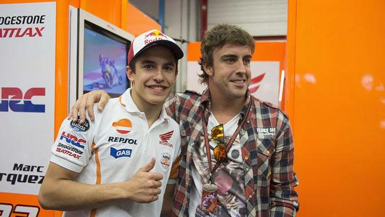 Fernando Alonso dan Marc Marquez.