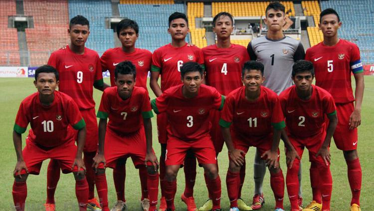 Skuat Timnas U-16 besutan Fakhri Husaini. Copyright: http://pssi.org