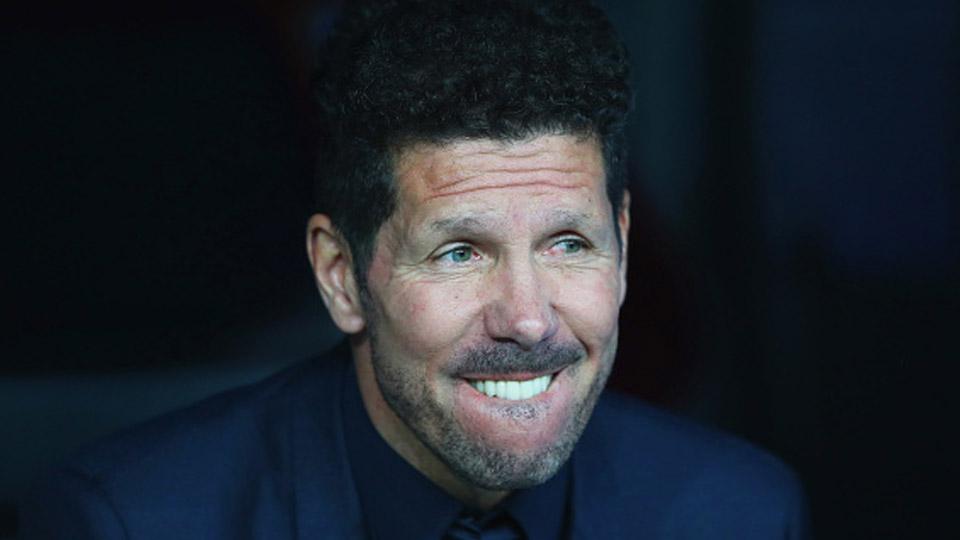 Diego Simeone, pelatih Atletico Madrid. Copyright: Clive Rose/Getty Images