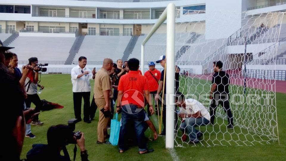 Stadion Batakan Balikpapan. Copyright: Teddy Rumengan/Indosport