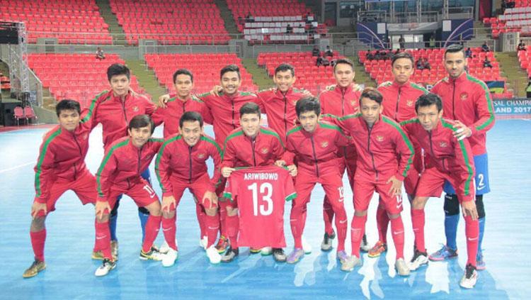 Skuat Timnas Futsal. Copyright: Instagram@timnasfutsal