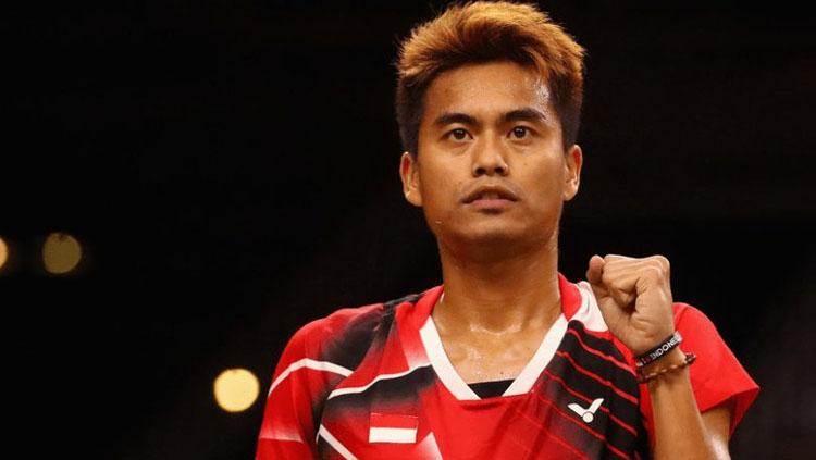 Selebrasi Tontowi Ahmad. Copyright: http://badmintonindonesia.org