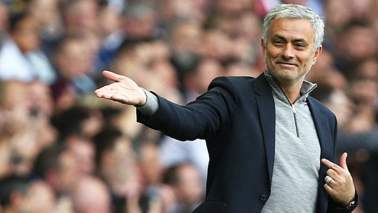 Pelatih Manchester United, Jose Mourinho. - INDOSPORT