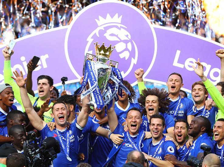 Chelsea, Juara Liga Primer Inggris 2016/17. Copyright: Clive Rose/Getty Images